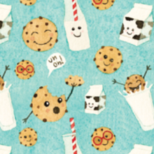 Load image into Gallery viewer, Cookies and Milk Splash Mat - A Water Proof Catch All