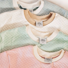 Load image into Gallery viewer, Orcas Lucille Quilted Sweatshirt Romper