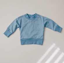 Load image into Gallery viewer, Happy Face Jogger Unisex - Cerulean