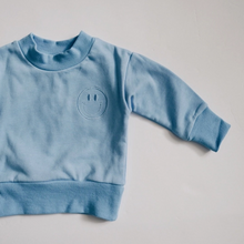 Load image into Gallery viewer, Happy Face Jogger Unisex - Cerulean