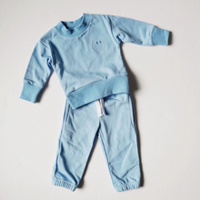 Load image into Gallery viewer, Happy Face Jogger Unisex - Cerulean