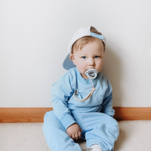 Load image into Gallery viewer, Happy Face Jogger Unisex - Cerulean