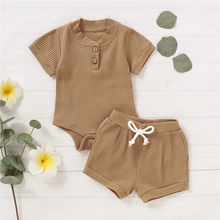 Load image into Gallery viewer, Lounging Around 2 Piece Set - Earth (Light Brown)

