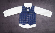 Load image into Gallery viewer, Boy&#39;s Plaid Suit Set
