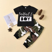 Load image into Gallery viewer, Mama&#39;s Boy Camo 2-Piece Set
