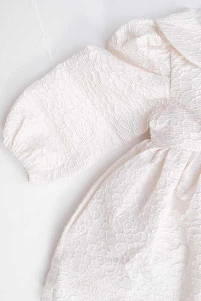 Collar Jacquard Dress